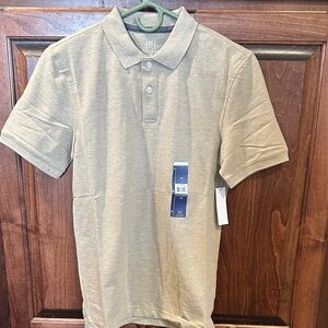 George Men's Polo Shirt in Light Brown